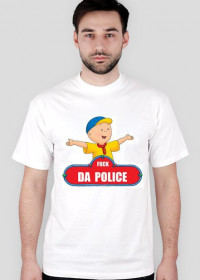 Fuck the Police T shirt /White (M)