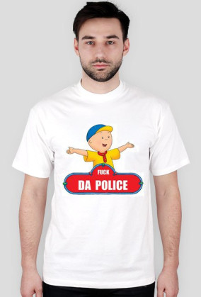 Fuck the Police T shirt /White (M)