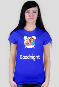 Koszulka Do Spania "GoodNight" wersja Damska