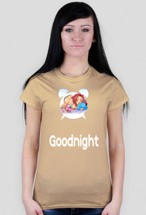 Koszulka Do Spania "GoodNight" wersja Damska