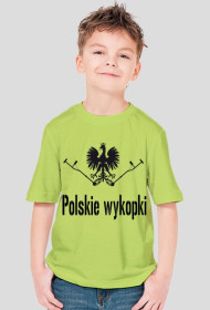 Koszulka chłopięca "Polskie wykopki"