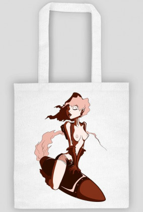 Torba bullet girl kobieta pocisk dla fanów komiksowej kreski