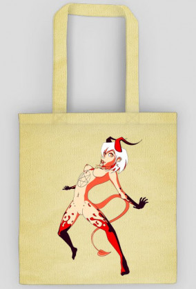 Torba demon girl dla fanów okultyzmu demonów i horrorów