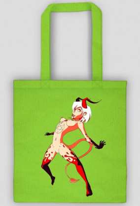 Torba demon girl dla fanów okultyzmu demonów i horrorów