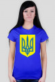 Herb Ukrainy koszulka damska
