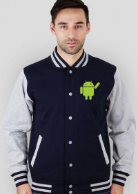Bluza z Androidem na piersi i plecach