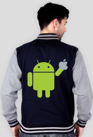 Bluza z Androidem na piersi i plecach