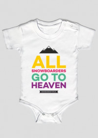 Body dziecięce - ALL SNOWBOARDERS GO TO HEAVEN
