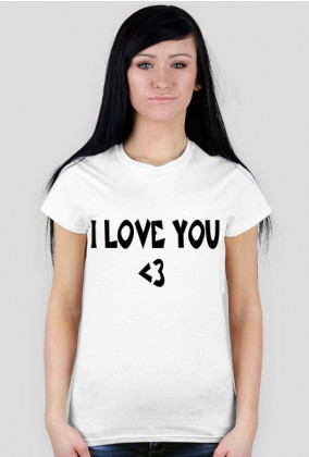 Koszulka "kocham cię"