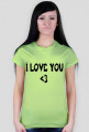 Koszulka "kocham cię"