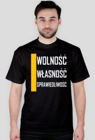 WOLNOŚĆ, WŁASNOŚĆ, SPRAWIEDLIWOŚĆ