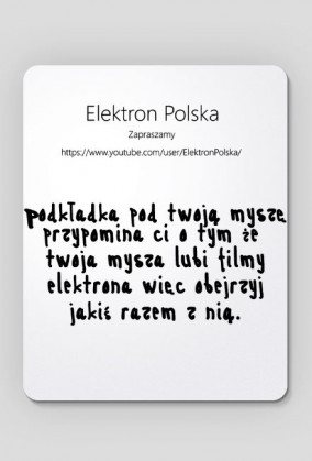 Podkładka pod twoją mysze