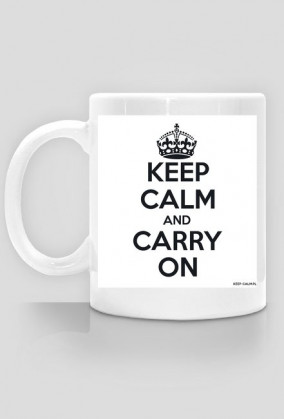 Kubek - KEEP CALM and CARRY ON