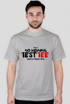 No meaning test tee