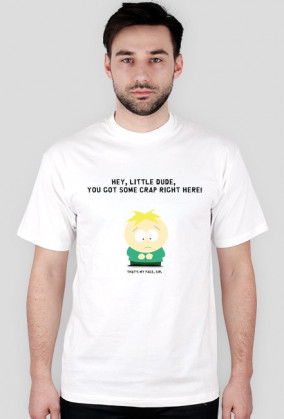Butters - that's my face sir! white