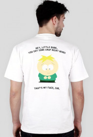 Butters - that's my face sir! white