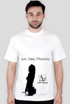 sun, lake, Masuria
