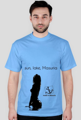 sun, lake, Masuria