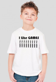 Koszulka I LIKE GAMES
