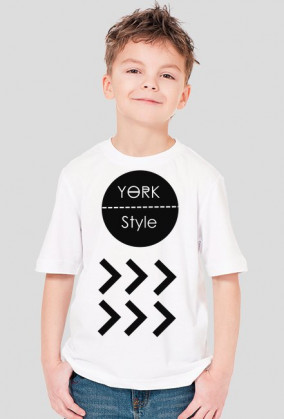 Koszulka z wzorkiem z przodu i z tyłu YS Style