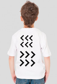 Koszulka z wzorkiem z przodu i z tyłu YS Style