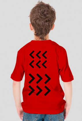 Koszulka z wzorkiem z przodu i z tyłu YS Style