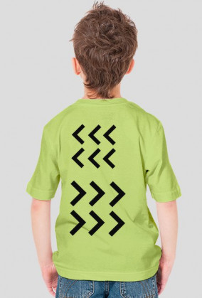 Koszulka z wzorkiem z przodu i z tyłu YS Style