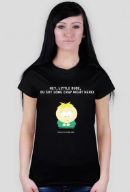 Butters - that's my face sir! woman black