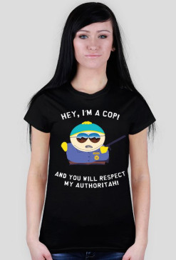 Eric Cartman - autoritah! woman black