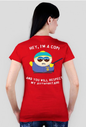 Eric Cartman - autoritah! woman red