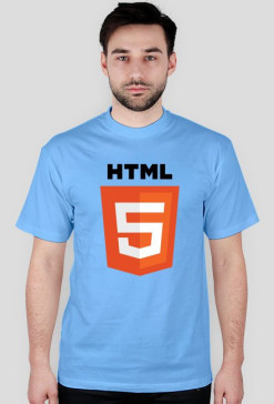 Koszulka HTML5 (niebieska)