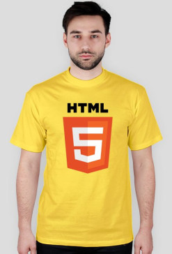 Koszulka HTML5 (żółta)