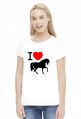 Koszulka I love horses