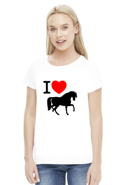 Koszulka I love horses