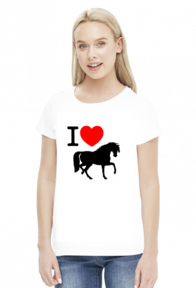 Koszulka I love horses