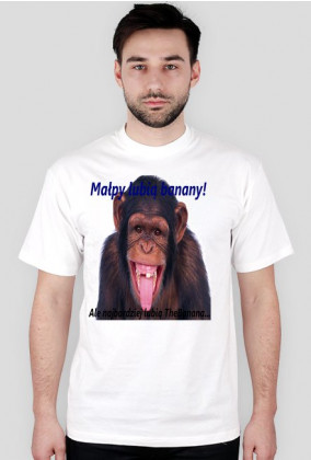 Małpy lubią banany - męska
