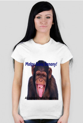 Małpy lubią banany - damska