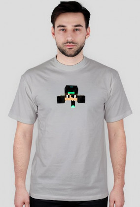 Koszulka. z skinem z mc i napisem "Czarna Pantera lajkowac i subowac