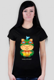 Pixel Teemo-Koszulka damska (czarna)