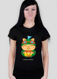 Pixel Teemo-Koszulka damska (czarna)