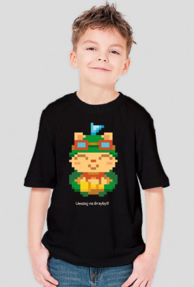 Pixel Teemo-Koszulka (czarna)