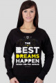 Bluza damska - BEST DREAMS HAPPEN