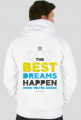 Bluza z kapturem MP3 - BEST DREAMS HAPPEN