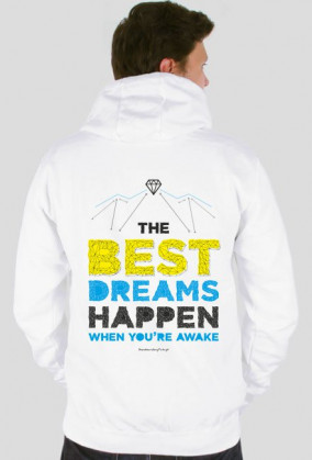 Bluza z kapturem MP3 - BEST DREAMS HAPPEN