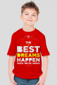 Koszulka dla chłopca - BEST DREAMS HAPPEN (różne kolory!)
