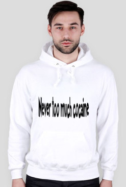 cocaine bluza z kapturem
