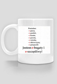Jestem szczęśliwy! kubek