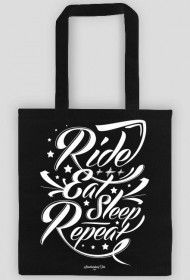 Torba - RIDE EAT SLEEP REPEAT (różne kolory!)