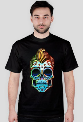 rockabilly muerto skull