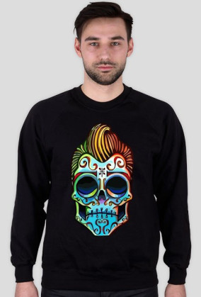 Rockabilly muerto skull